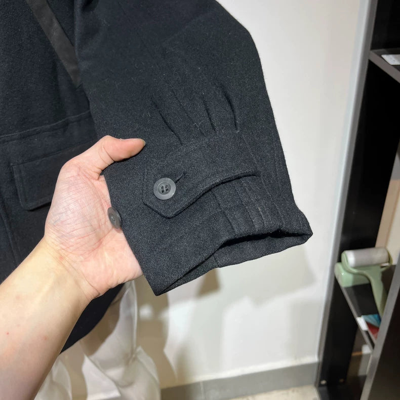 Vintage Woolen Coat for Men