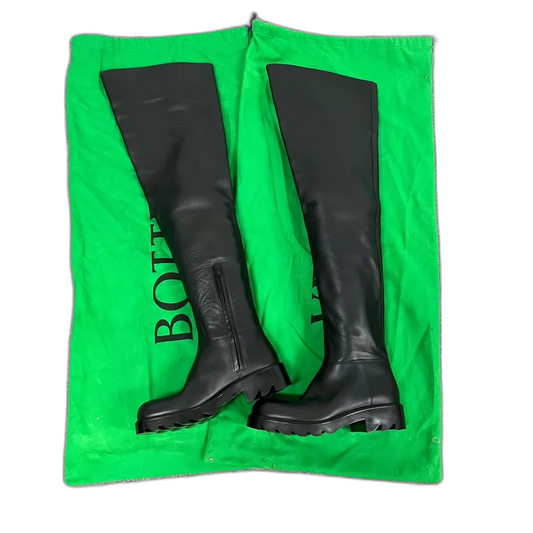 Bottega Veneta Knee High Black Boots