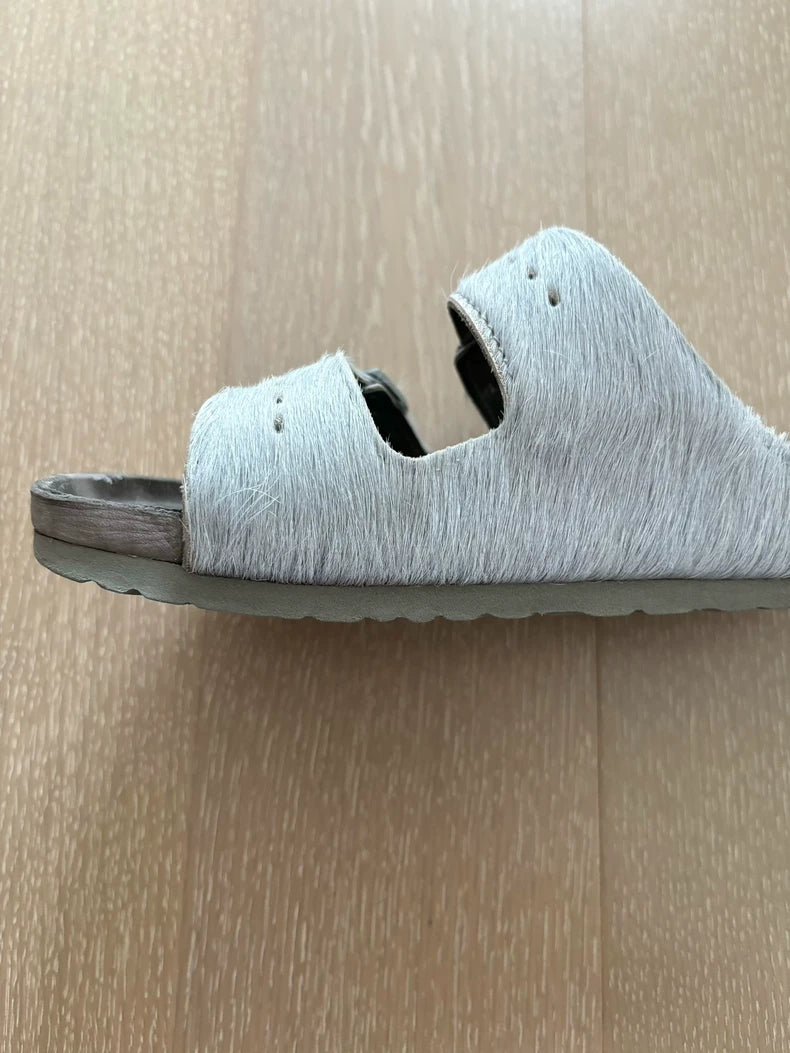 Birkenstock Rick Owens Fur Slides