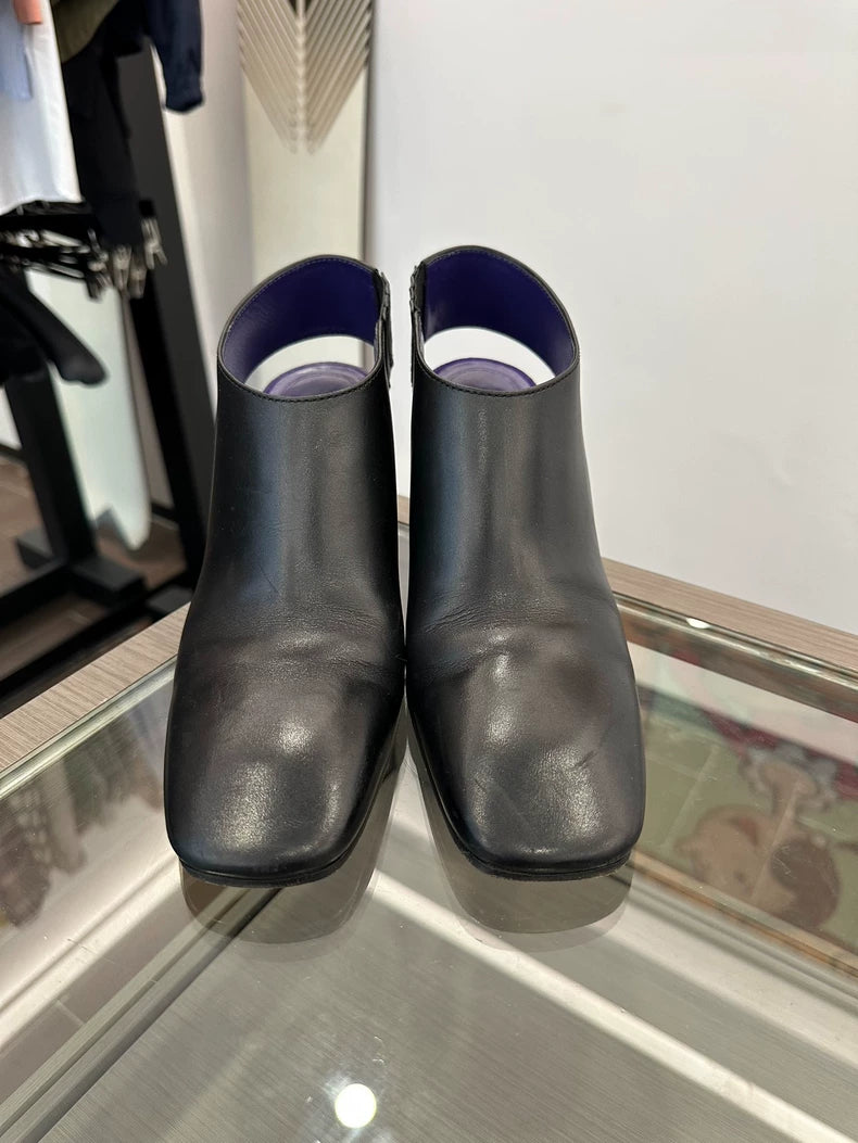 Celine Black Purple High Heel Shoes
