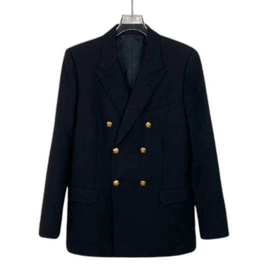 Celine Double-Breasted Wool Blazer