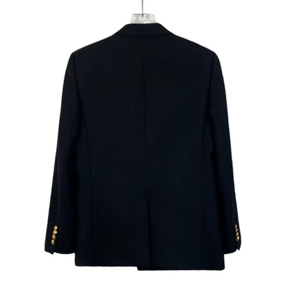 Celine Double-Breasted Wool Blazer