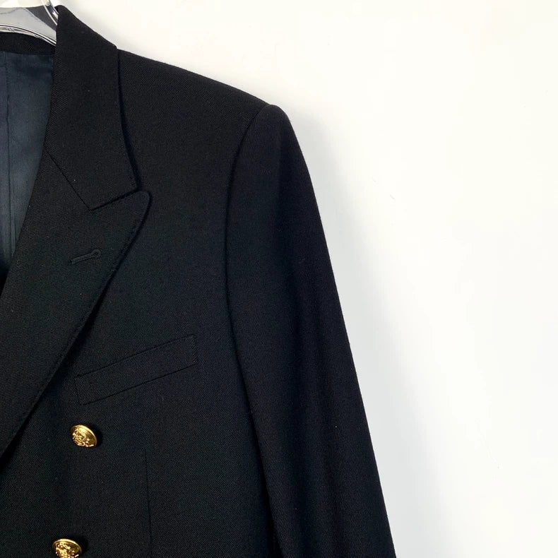 Celine Double-Breasted Wool Blazer