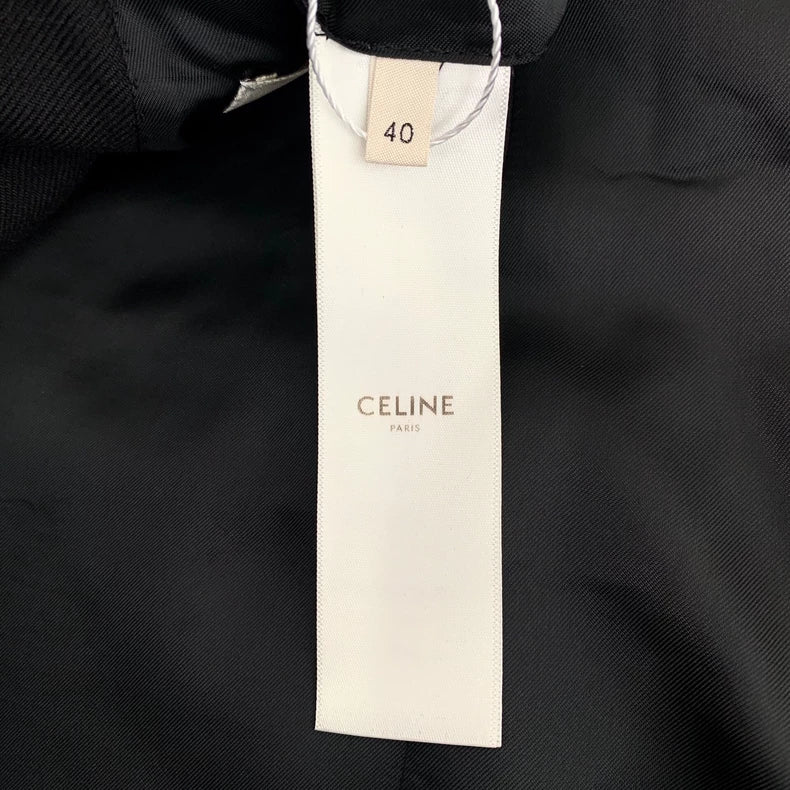 Celine Double-Breasted Wool Blazer