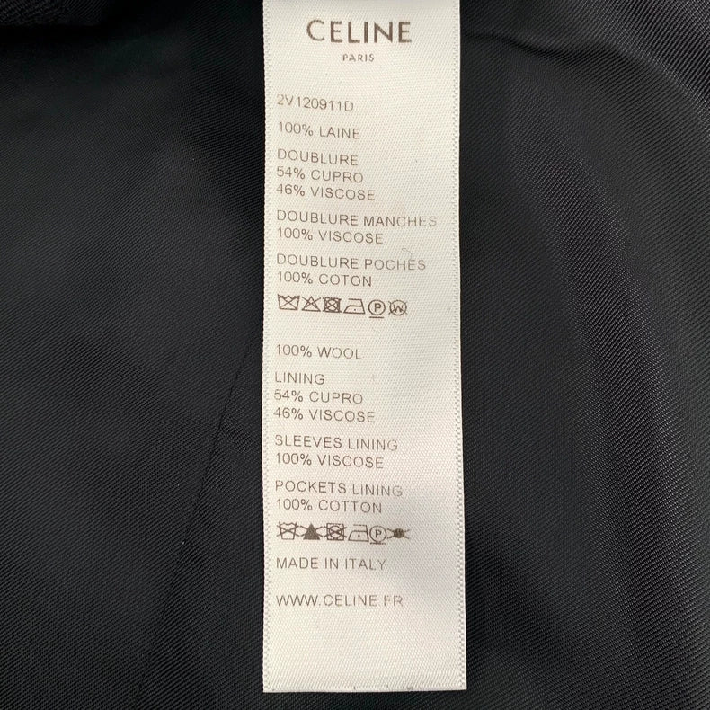 Celine Double-Breasted Wool Blazer