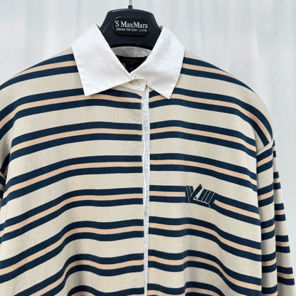 Louis Vuitton Striped Collar Knit Sweater-yf
