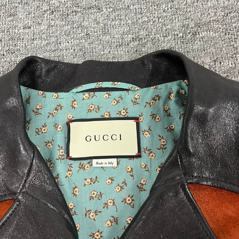 Gucci Vintage Fringe Studded Leather Jacket