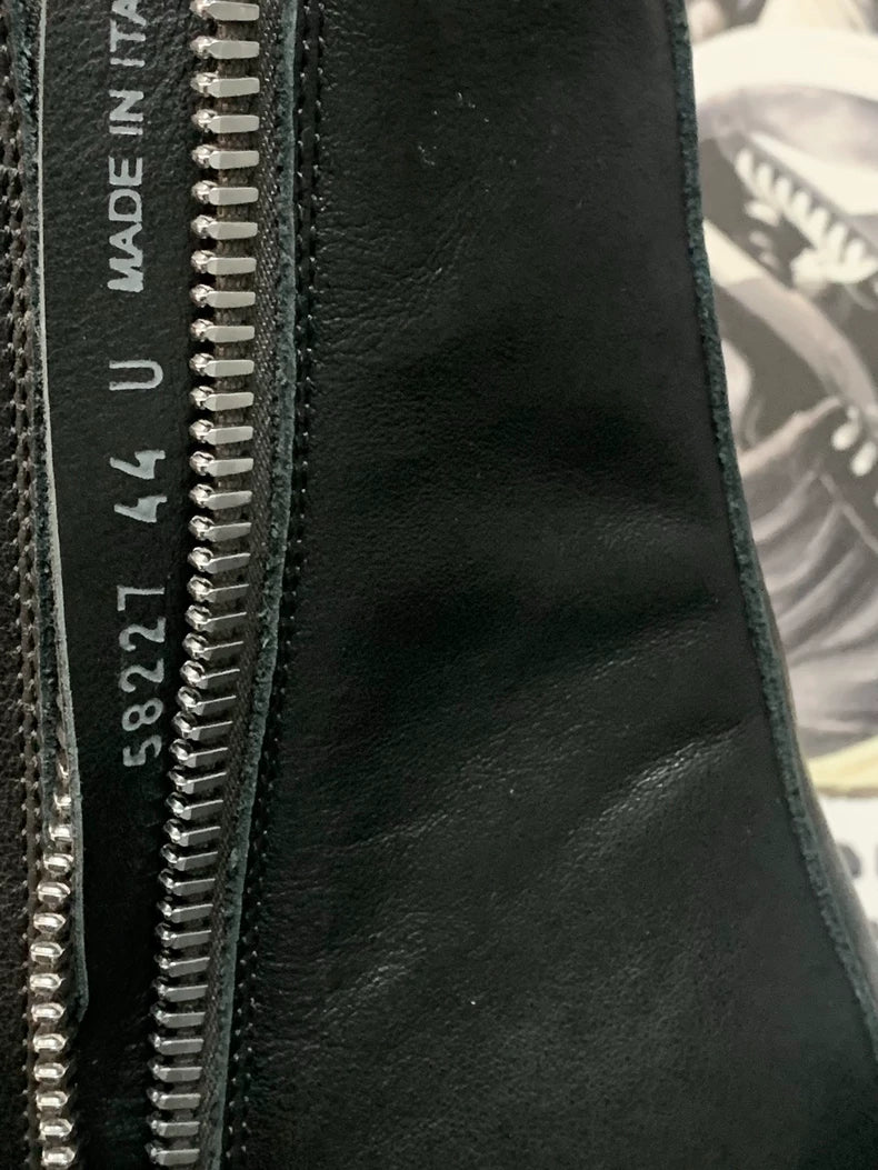 Rick Owens High-Top Sneakers with Wide Laces-yf