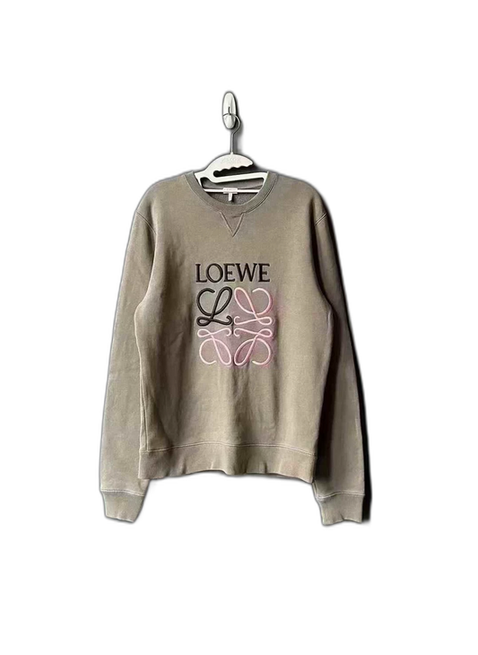 Loewe Color Block Embroidered Sweatshirt