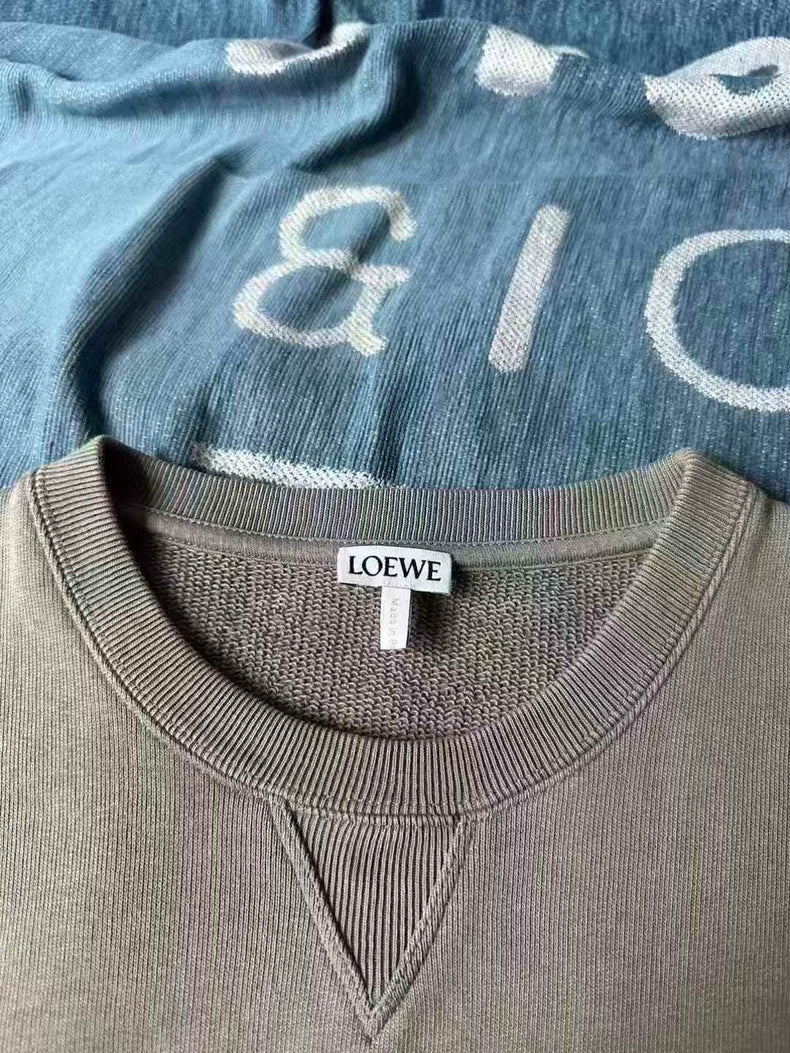 Loewe Color Block Embroidered Sweatshirt