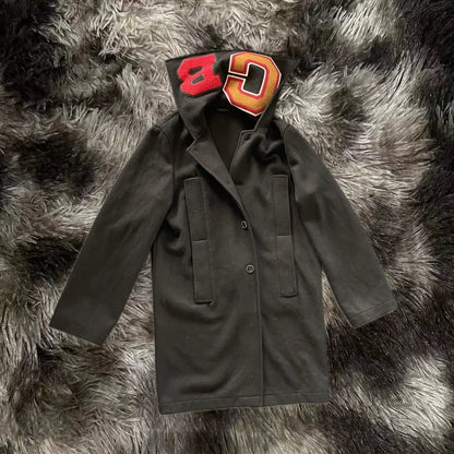 Raf Simons 16AW Collar Patch Coat