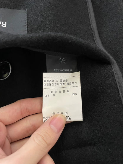 Raf Simons 16AW Collar Patch Coat