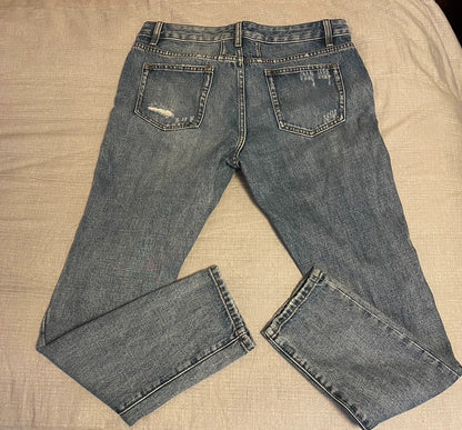 Saint Laurent Distressed Denim Pants for Men