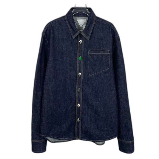 Bottega Veneta Dark Blue Cotton Shirt