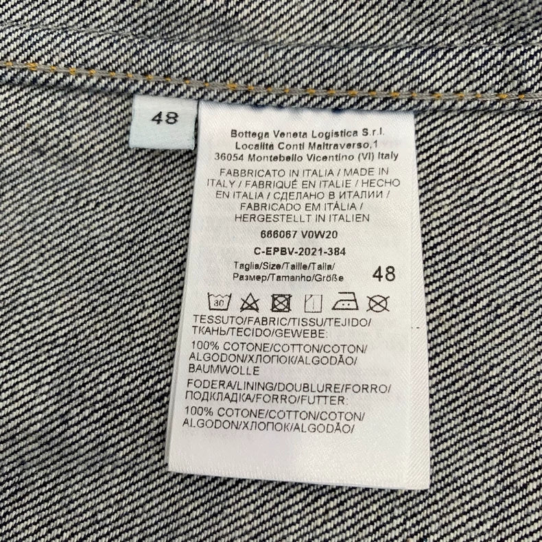 Bottega Veneta Dark Blue Cotton Shirt