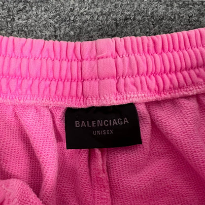Balenciaga Pink Dyed Casual Shorts