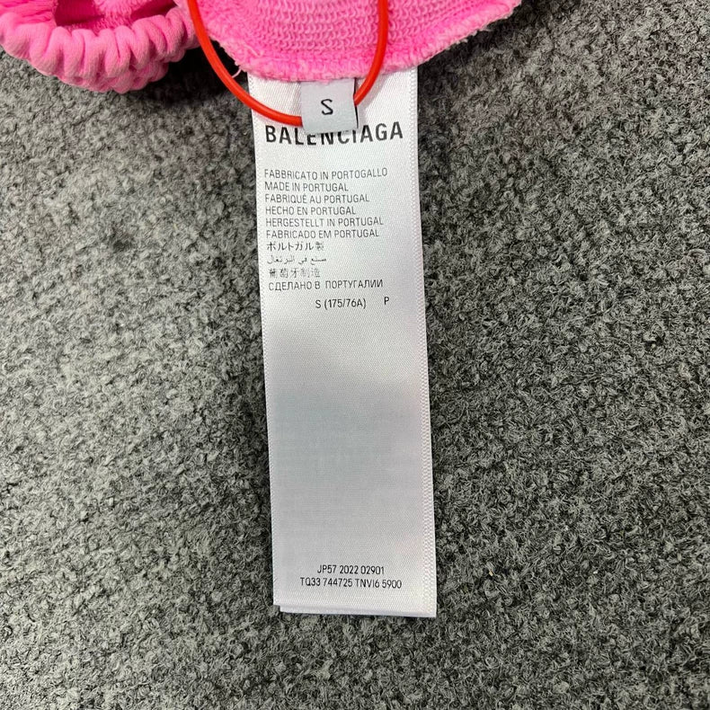 Balenciaga Pink Dyed Casual Shorts