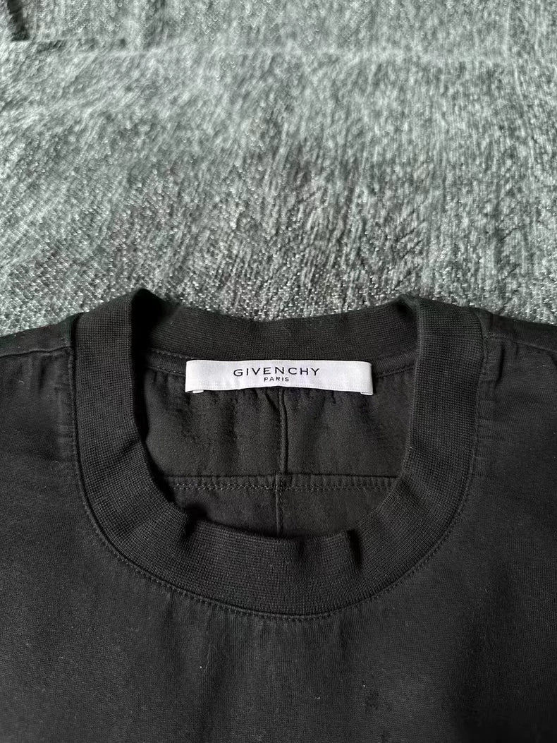 Givenchy Distressed Short Sleeve T-Shirt
