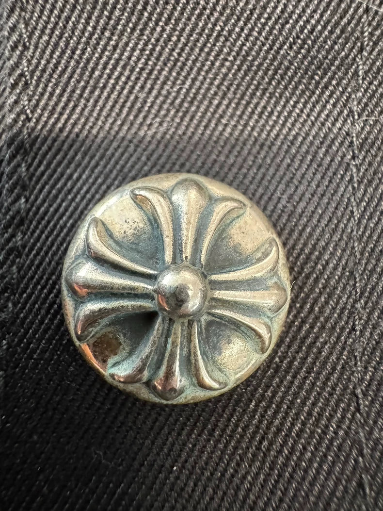 Chrome Hearts Black Leopard Print Work Jacket L-yf