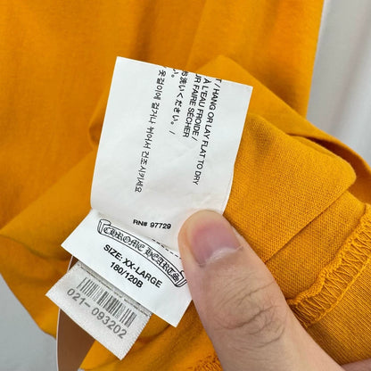 Chrome Hearts Yellow Print Short Sleeve Shirt-yf