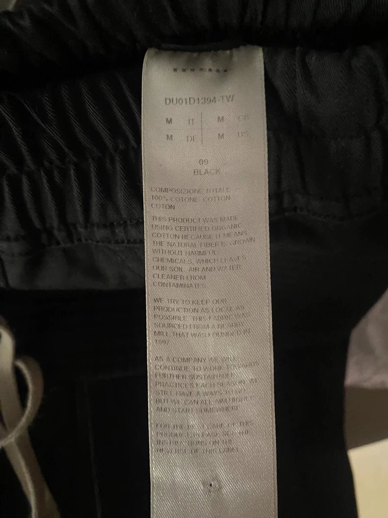 Rick Owens Double Ring Wide-Leg Nylon Pants