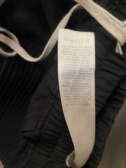 Rick Owens Double Ring Wide-Leg Nylon Pants