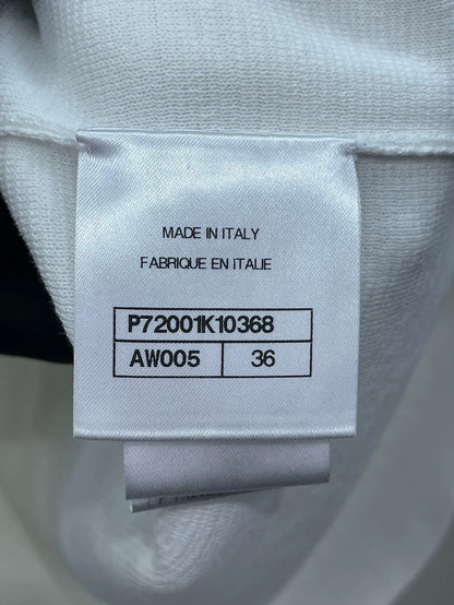 White Knit Short Sleeve Top