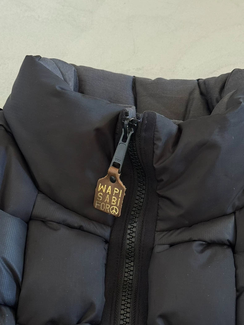 kapital nylon woven cotton vest