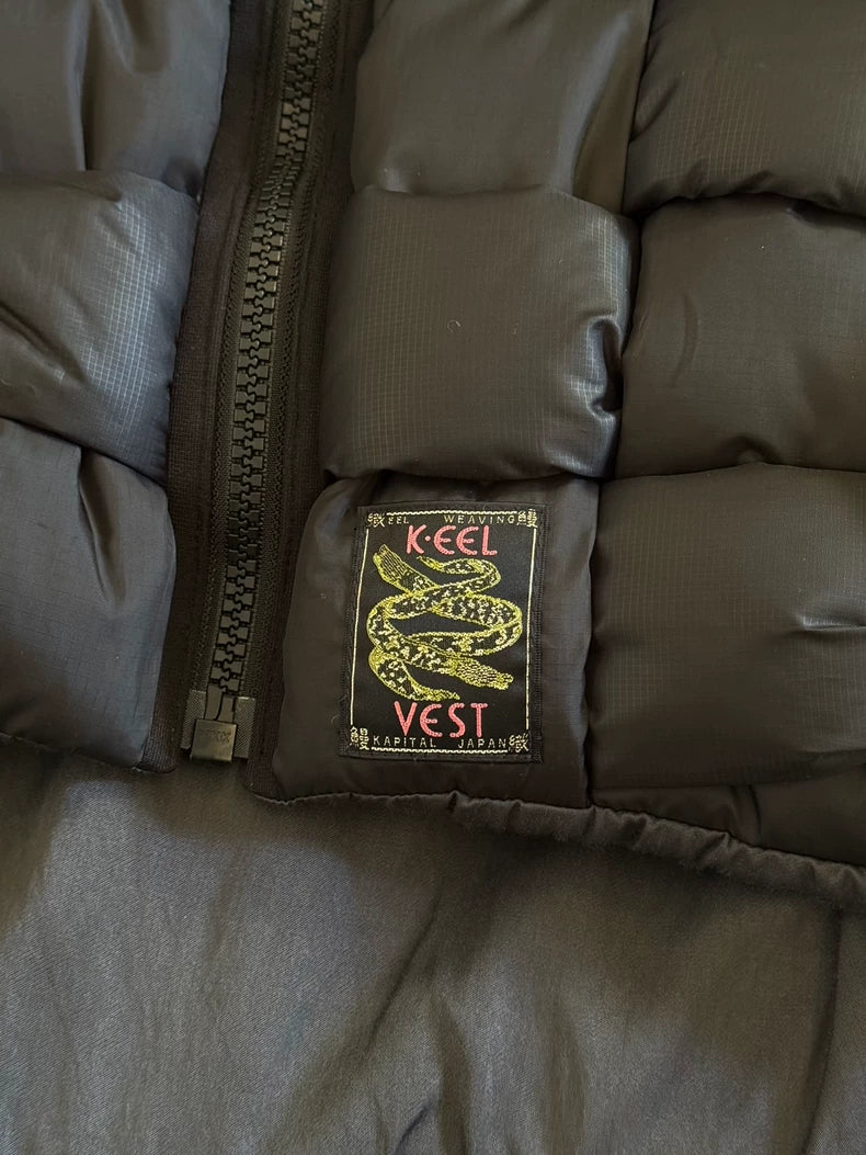 kapital nylon woven cotton vest