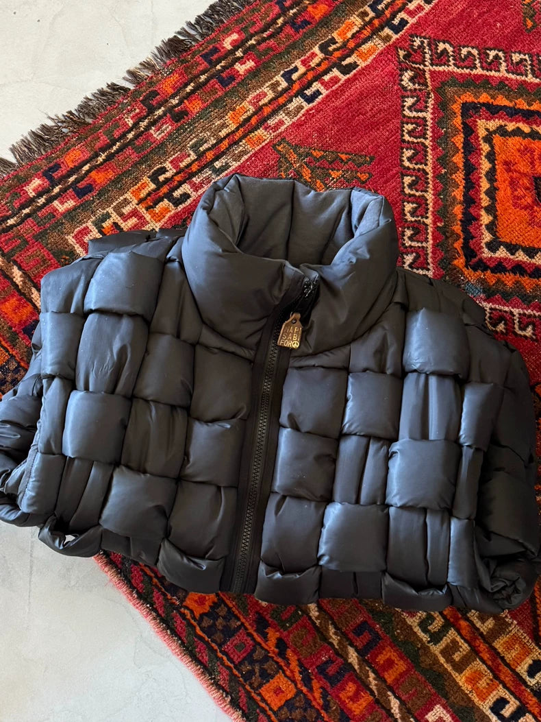 kapital nylon woven cotton vest