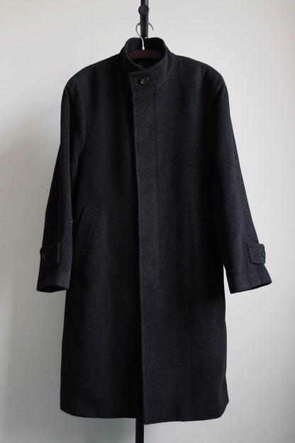 Comme Des Garcons Wool Stand Collar Coat
