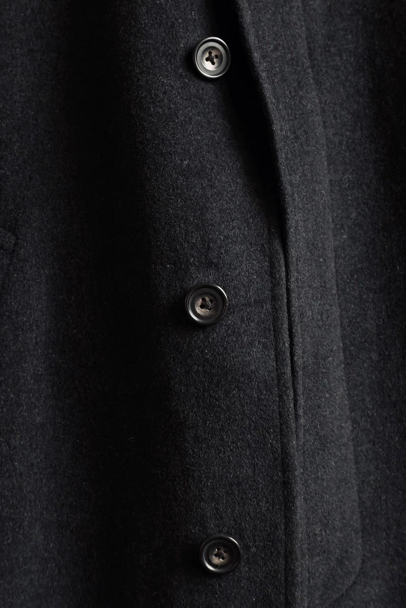Comme Des Garcons Wool Stand Collar Coat