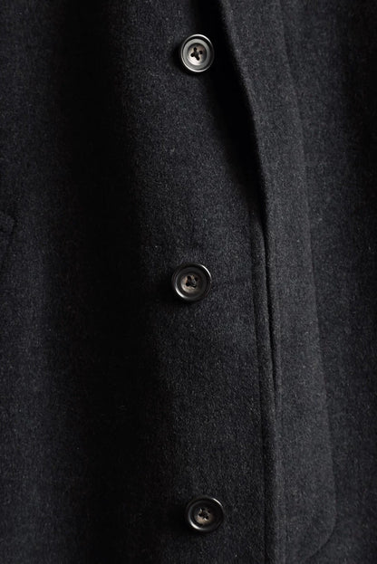 Comme Des Garcons Wool Stand Collar Coat