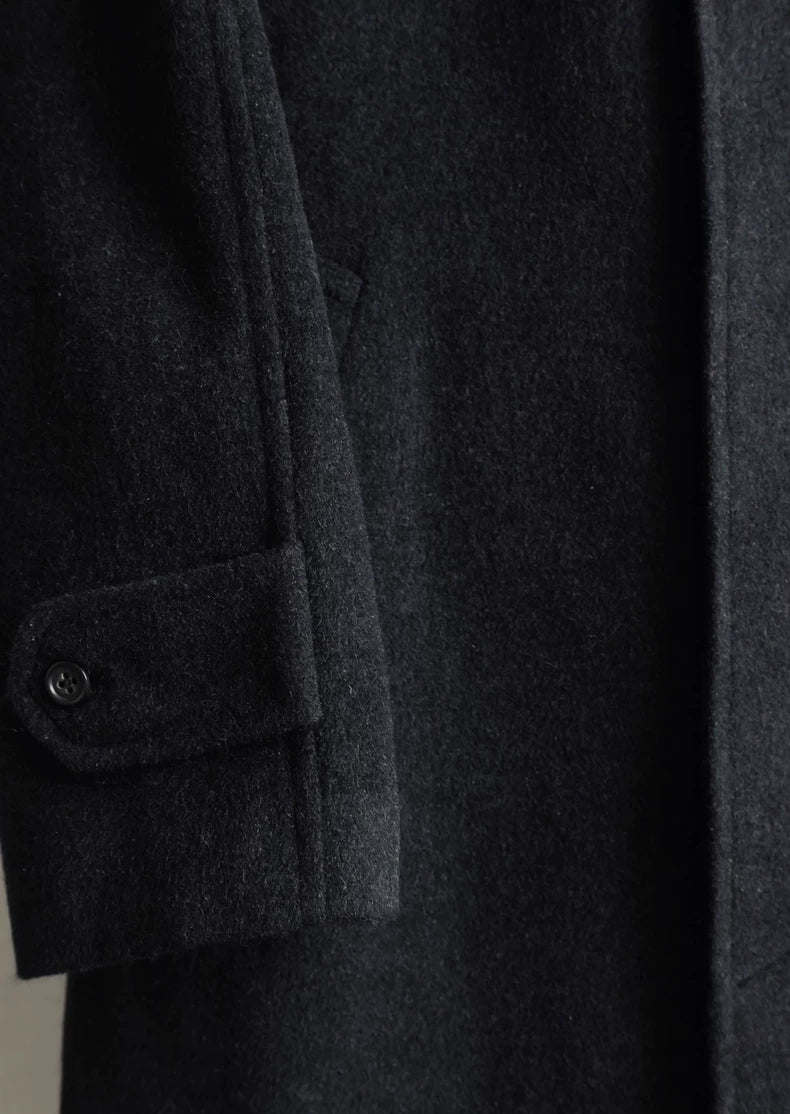 Comme Des Garcons Wool Stand Collar Coat