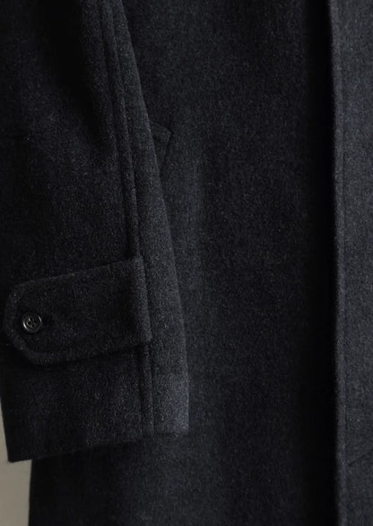 Comme Des Garcons Wool Stand Collar Coat