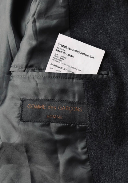 Comme Des Garcons Wool Stand Collar Coat