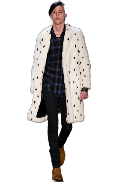 Saint Laurent Paris SLP Fishnet Tank Top