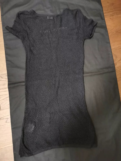 Saint Laurent Paris SLP Fishnet Tank Top