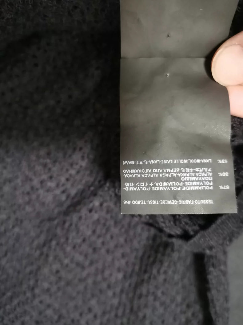 Saint Laurent Paris SLP Fishnet Tank Top