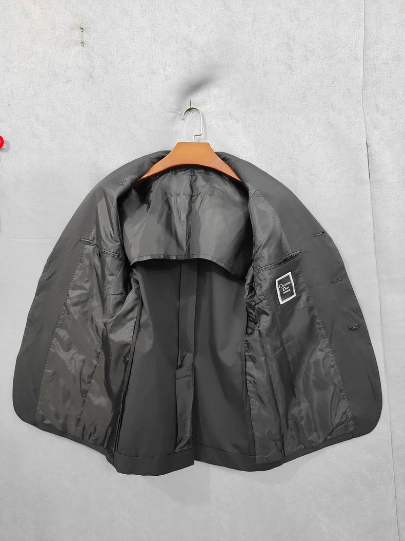 Vintage Christian Dior Black Suit Jacket