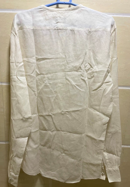 Hermes Men's Linen Long Sleeve Shirt