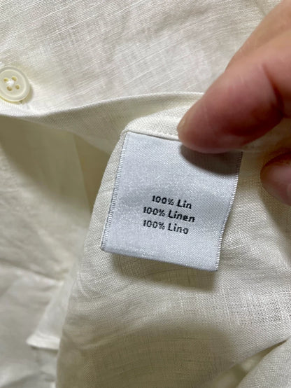 Hermes Men's Linen Long Sleeve Shirt