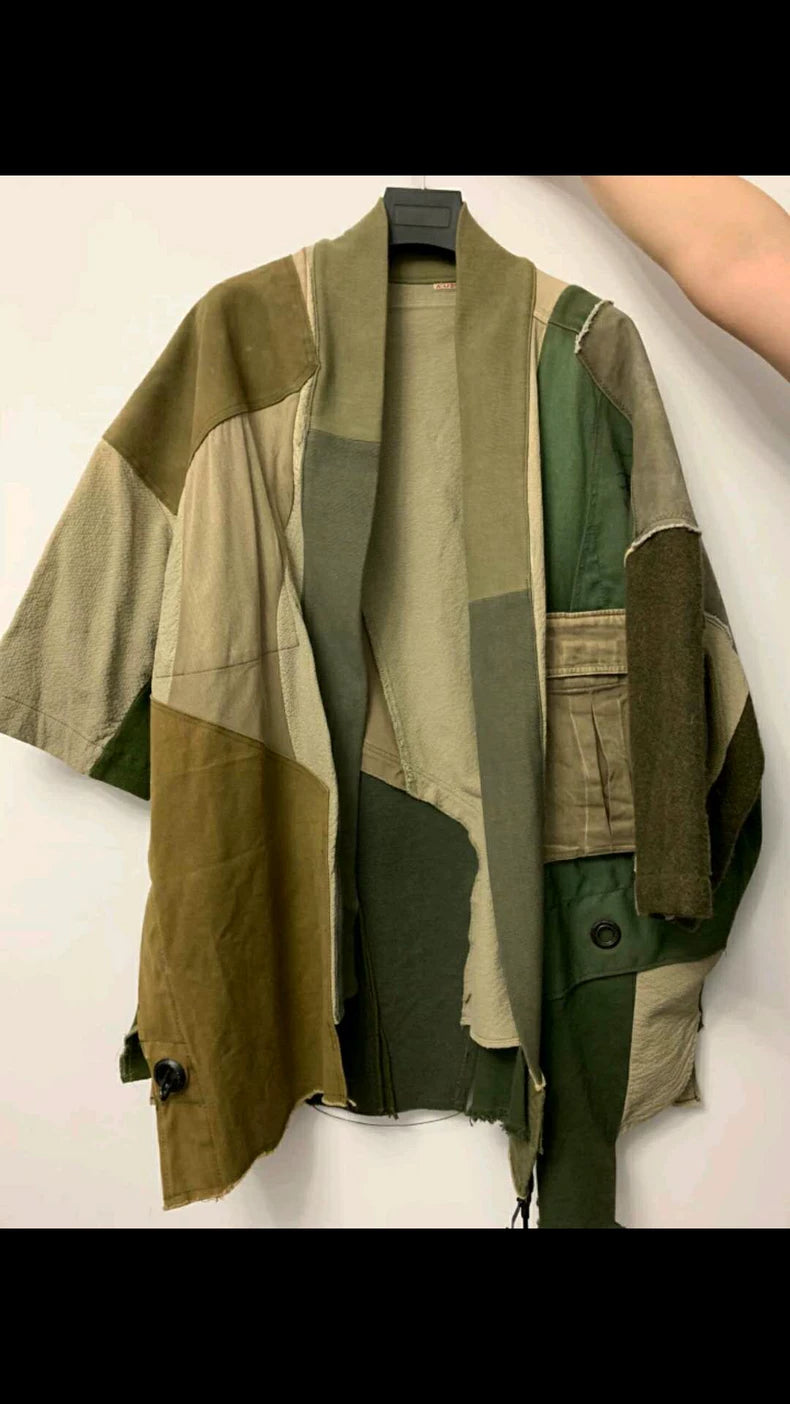 Kapital Patchwork Heavy Military Cloth Robe