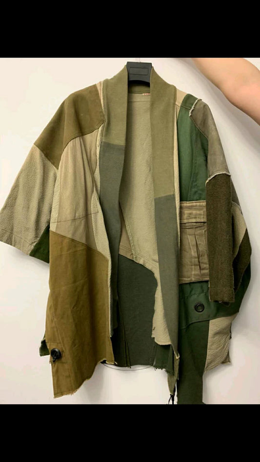 Kapital Patchwork Heavy Military Cloth Robe