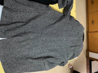 Saint Laurent Herringbone Wool Coat