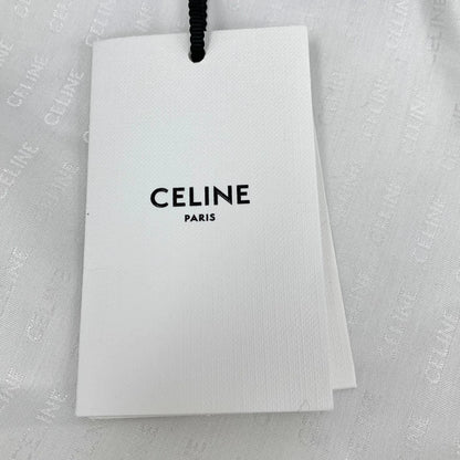 Blue Printed Celine Long Sleeve Jacket