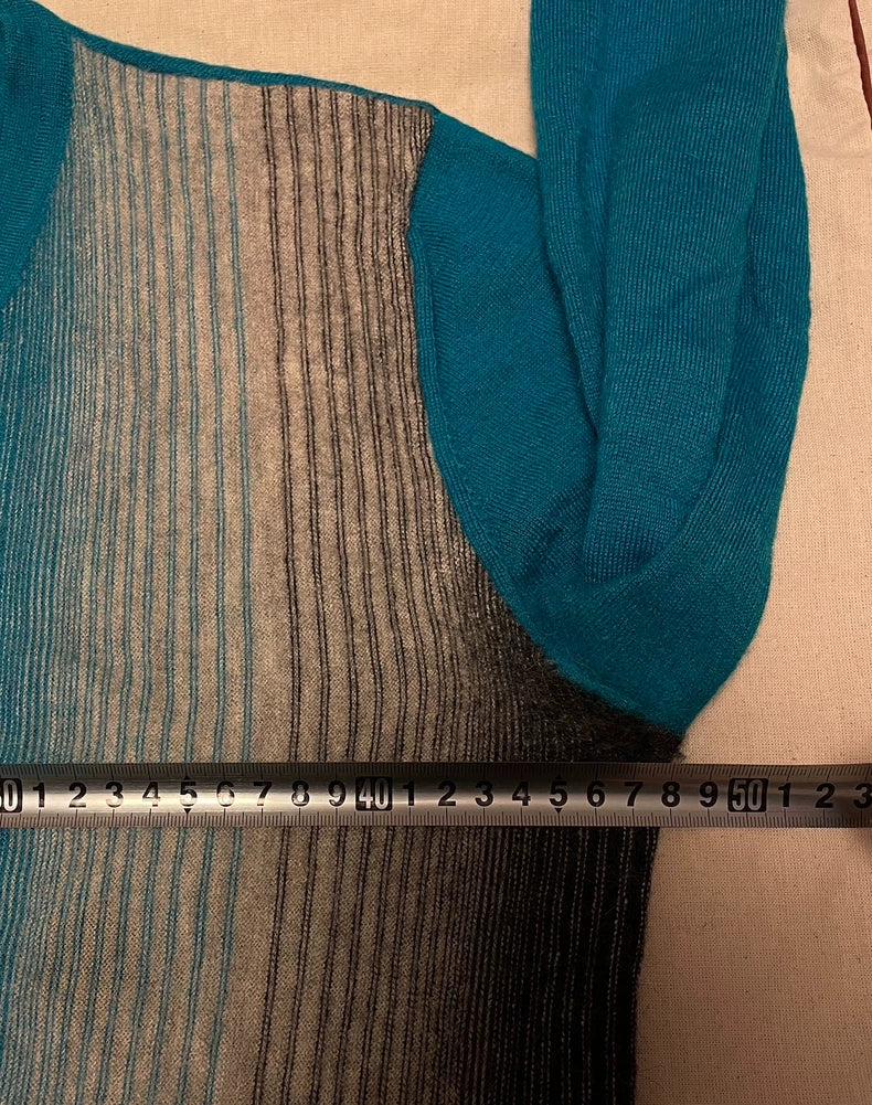 Hermes Camel Wool V-Neck Pullover