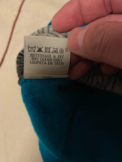 Hermes Camel Wool V-Neck Pullover