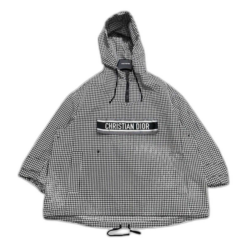 Dior Houndstooth Embroidered Anorak Jacket-zp