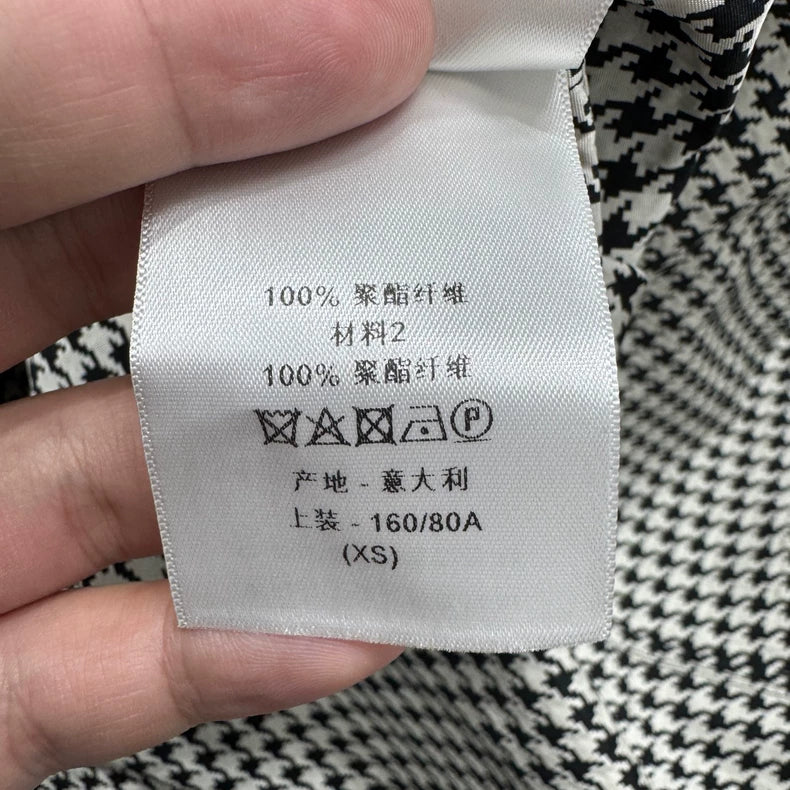 Dior Houndstooth Embroidered Anorak Jacket-zp